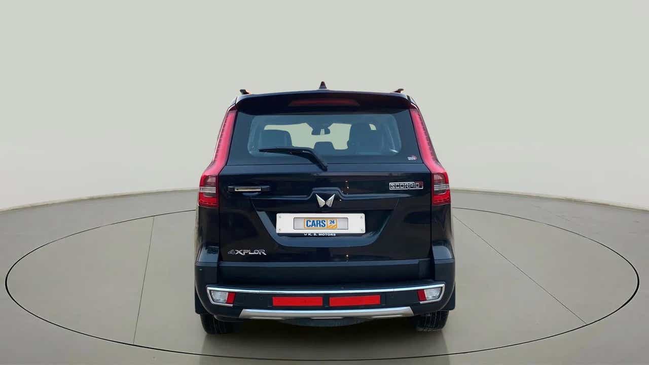 Rear view of a Mahindra Scorpio-N
