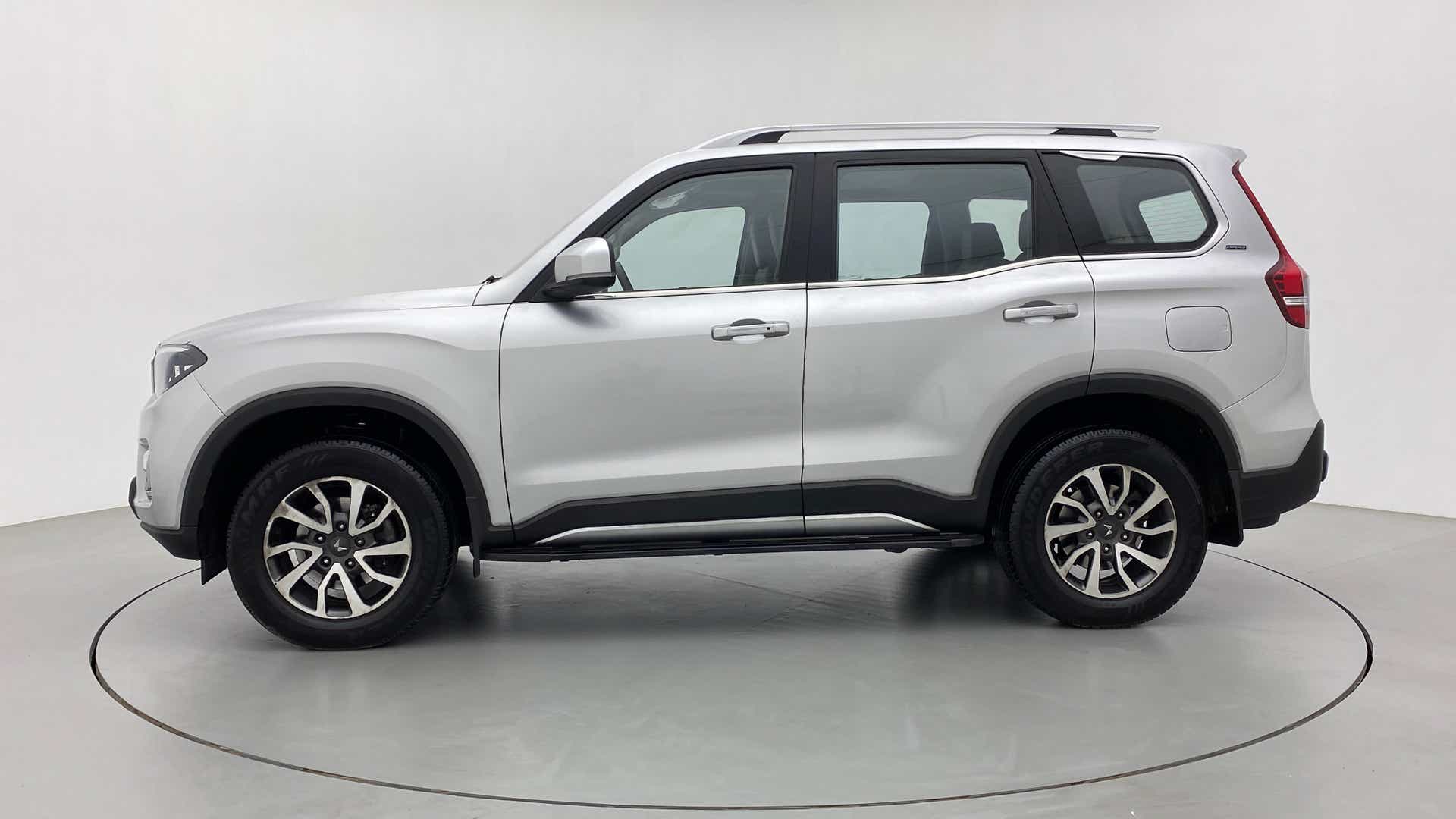 Side view of a Mahindra Scorpio-N