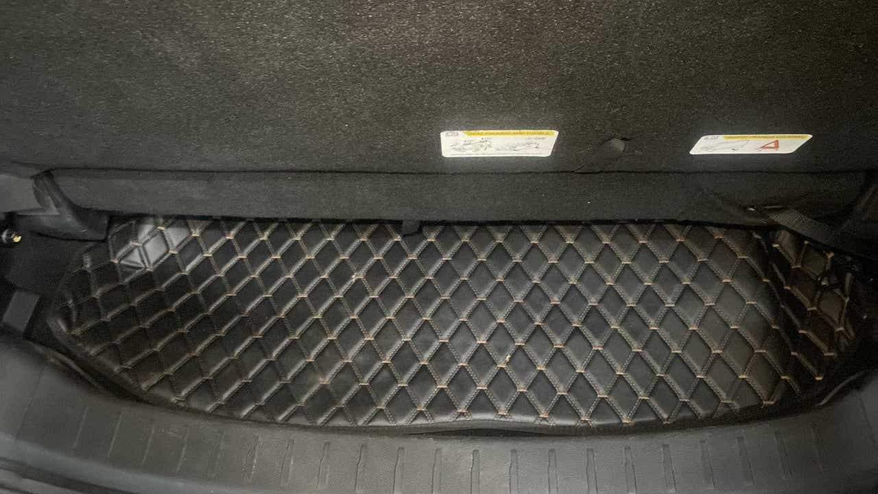 Rear seat footwell of a Mahindra Scorpio-N