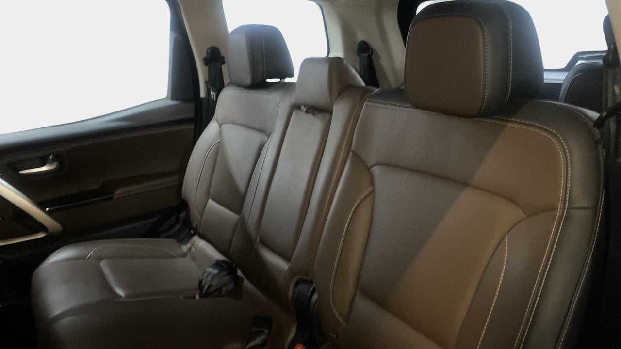 Rear seat view of a Mahindra Scorpio-N