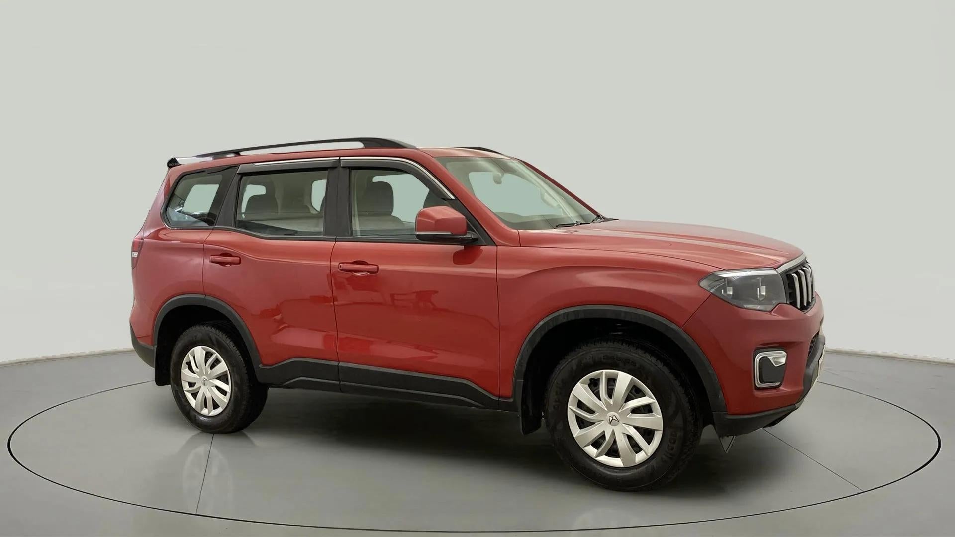 Side view of a Mahindra Scorpio-N