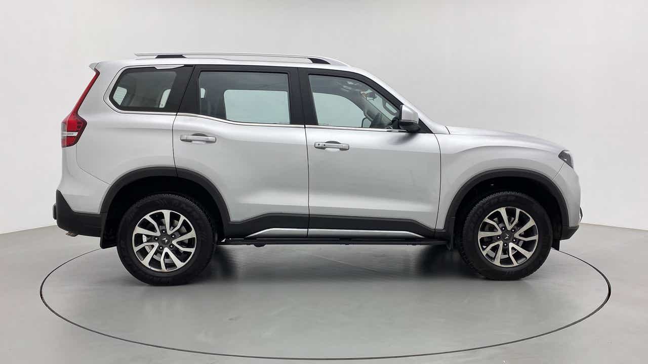 Side view of a Mahindra Scorpio-N