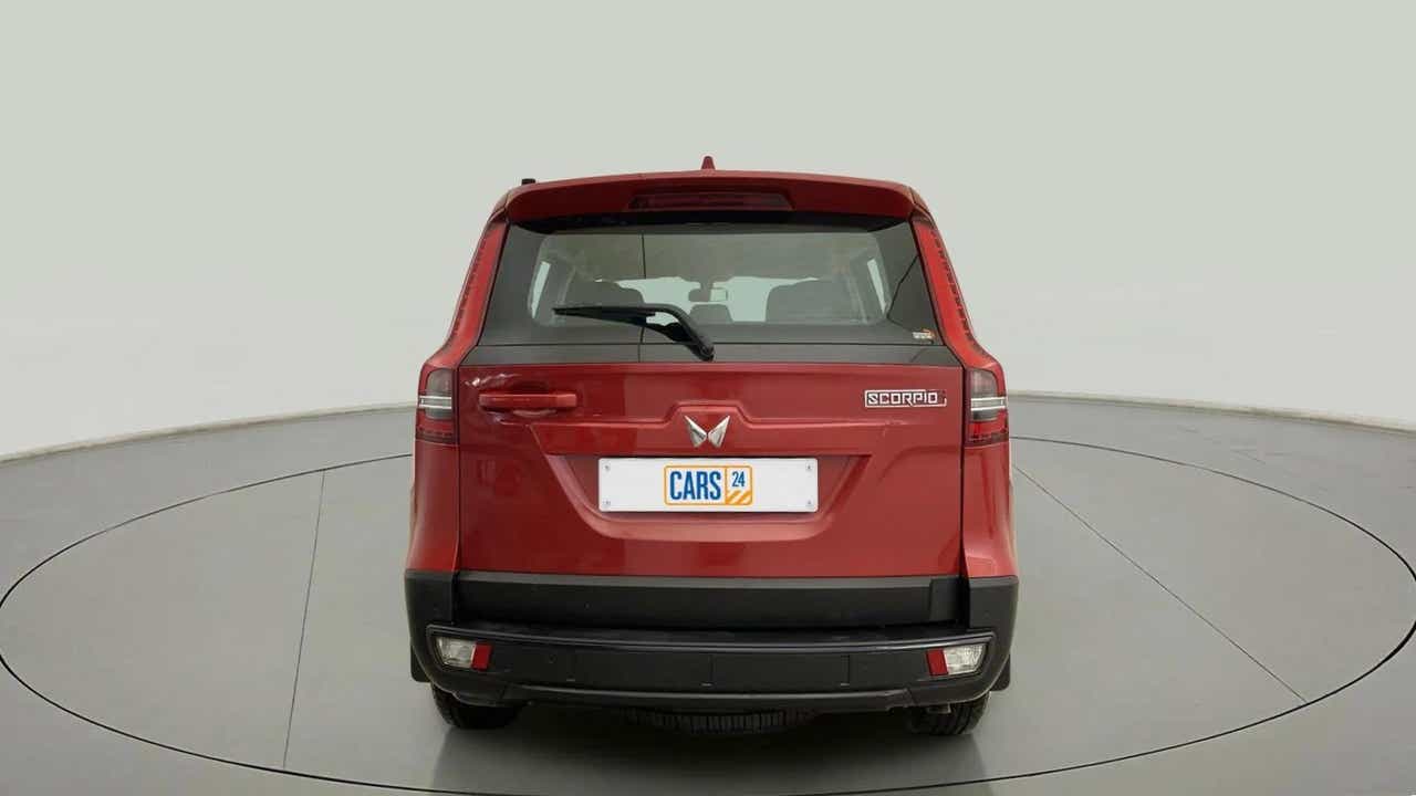 Rear view of a Mahindra Scorpio-N