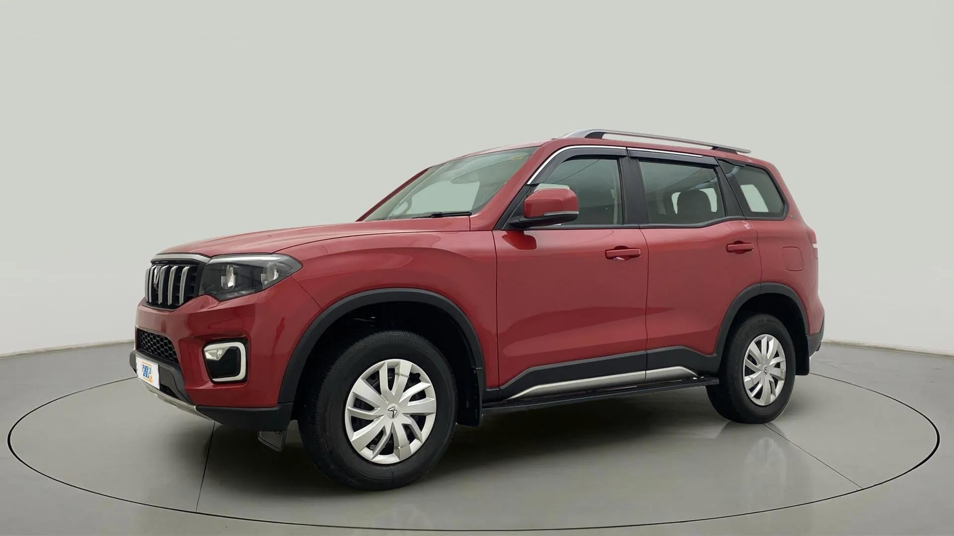 Side view of a Mahindra Scorpio-N