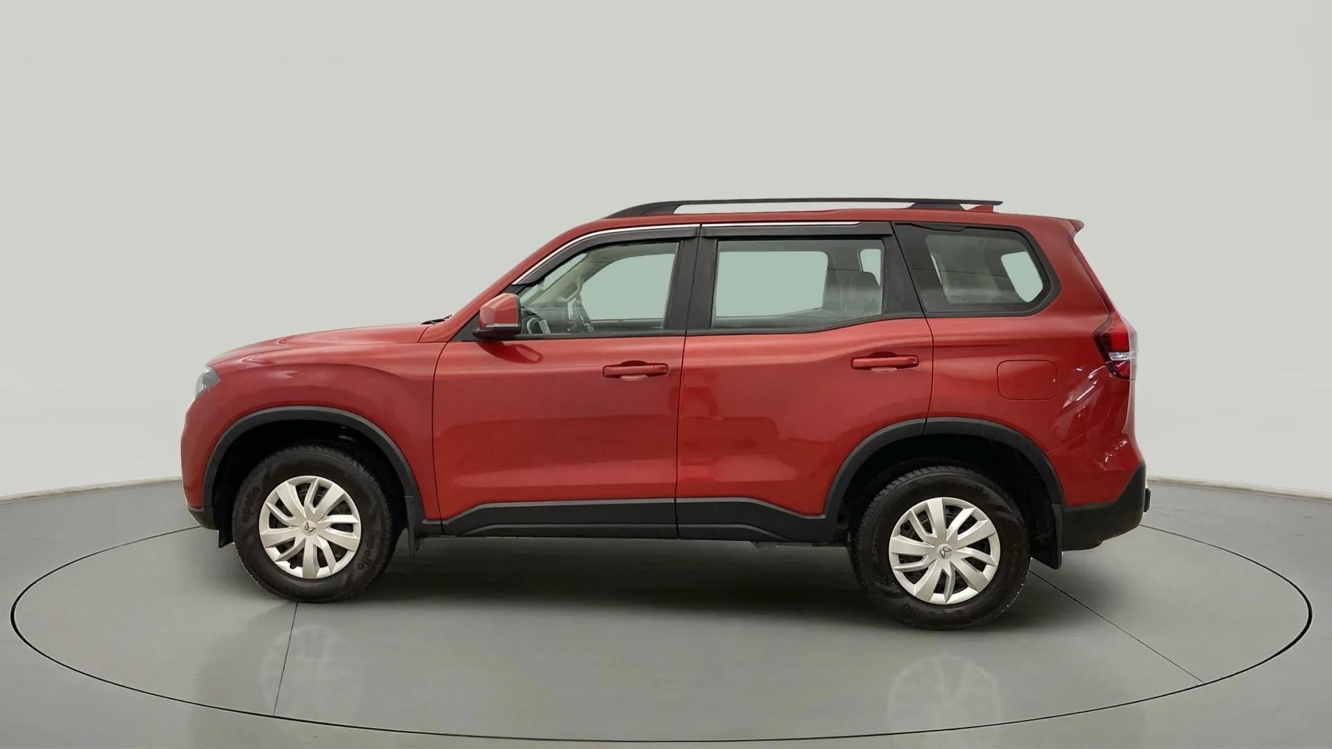 Left side view of a Mahindra Scorpio-N