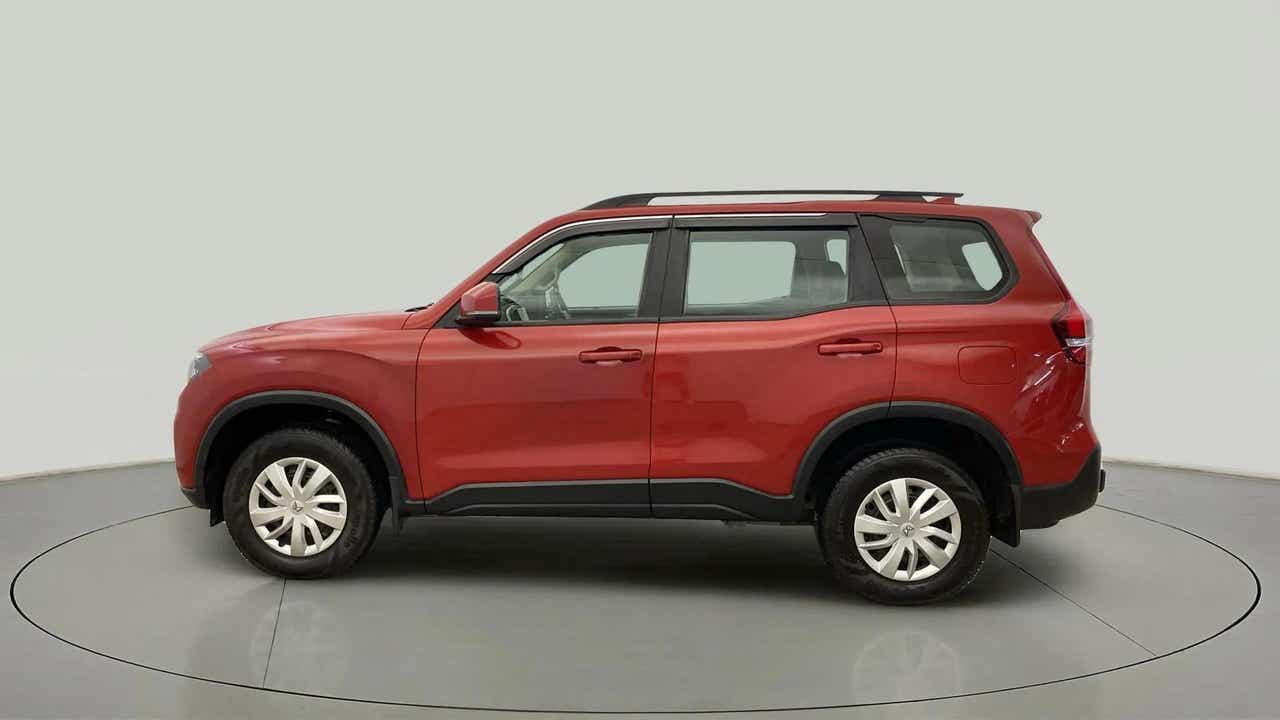 Left side view of a Mahindra Scorpio-N