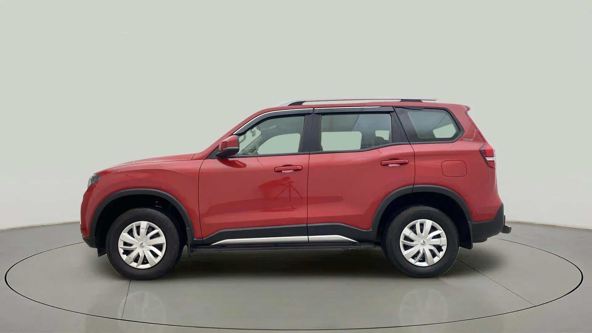 Side view of a Mahindra Scorpio-N