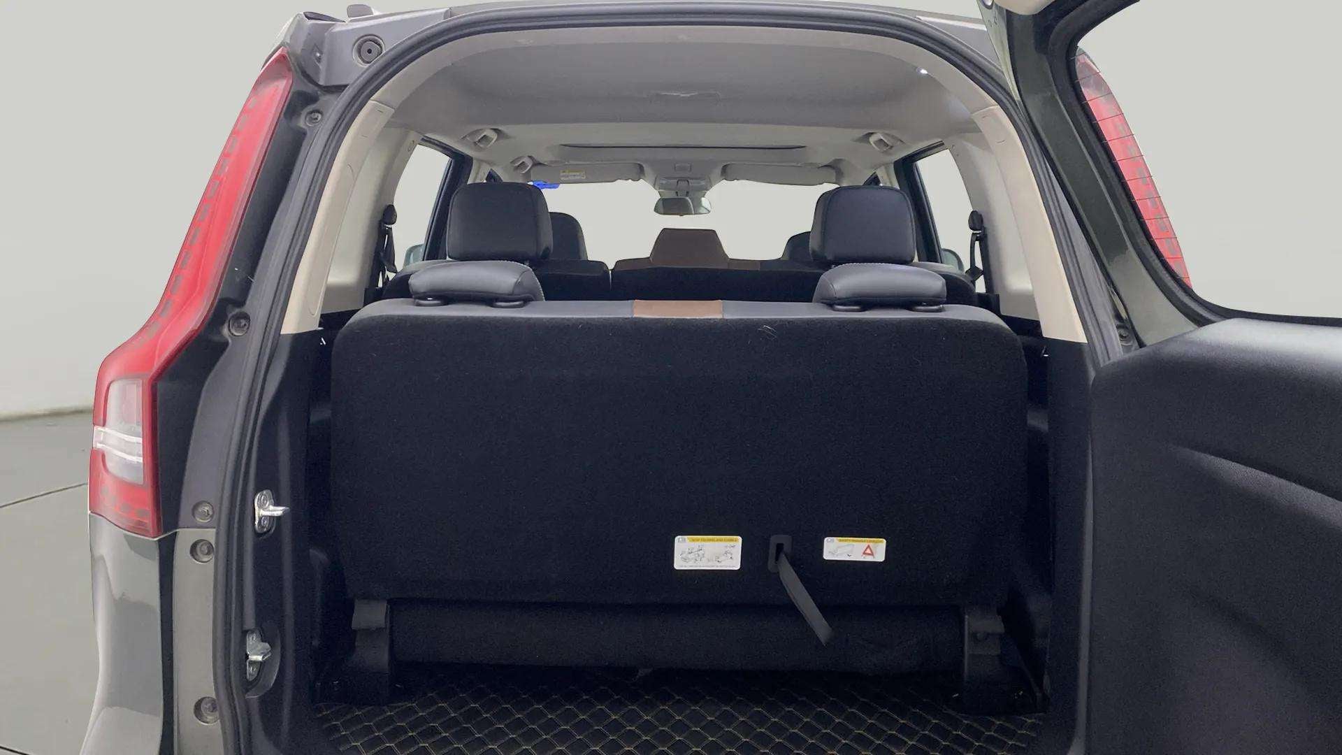 Rear interior view of a Mahindra Scorpio-N
