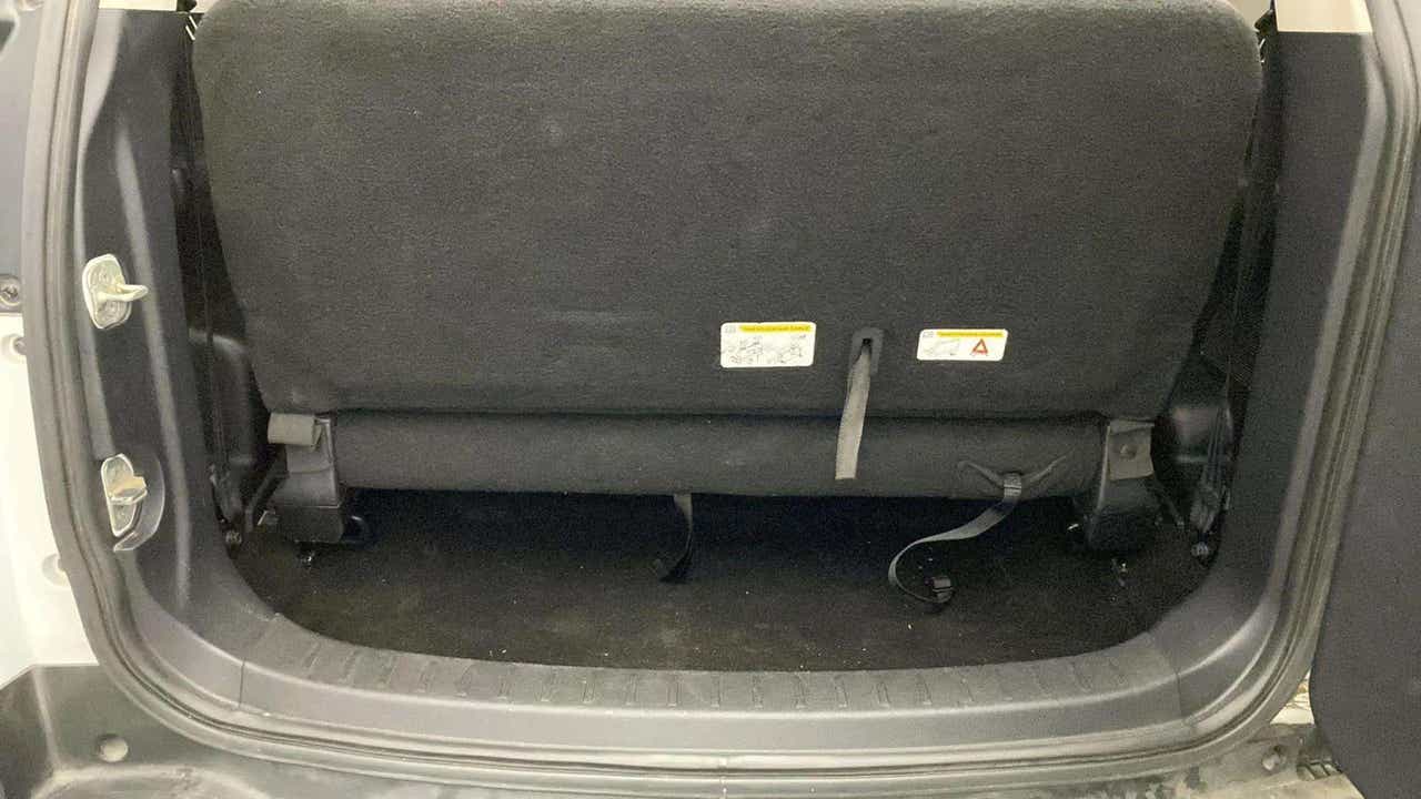 Boot space view of a Mahindra Scorpio-N