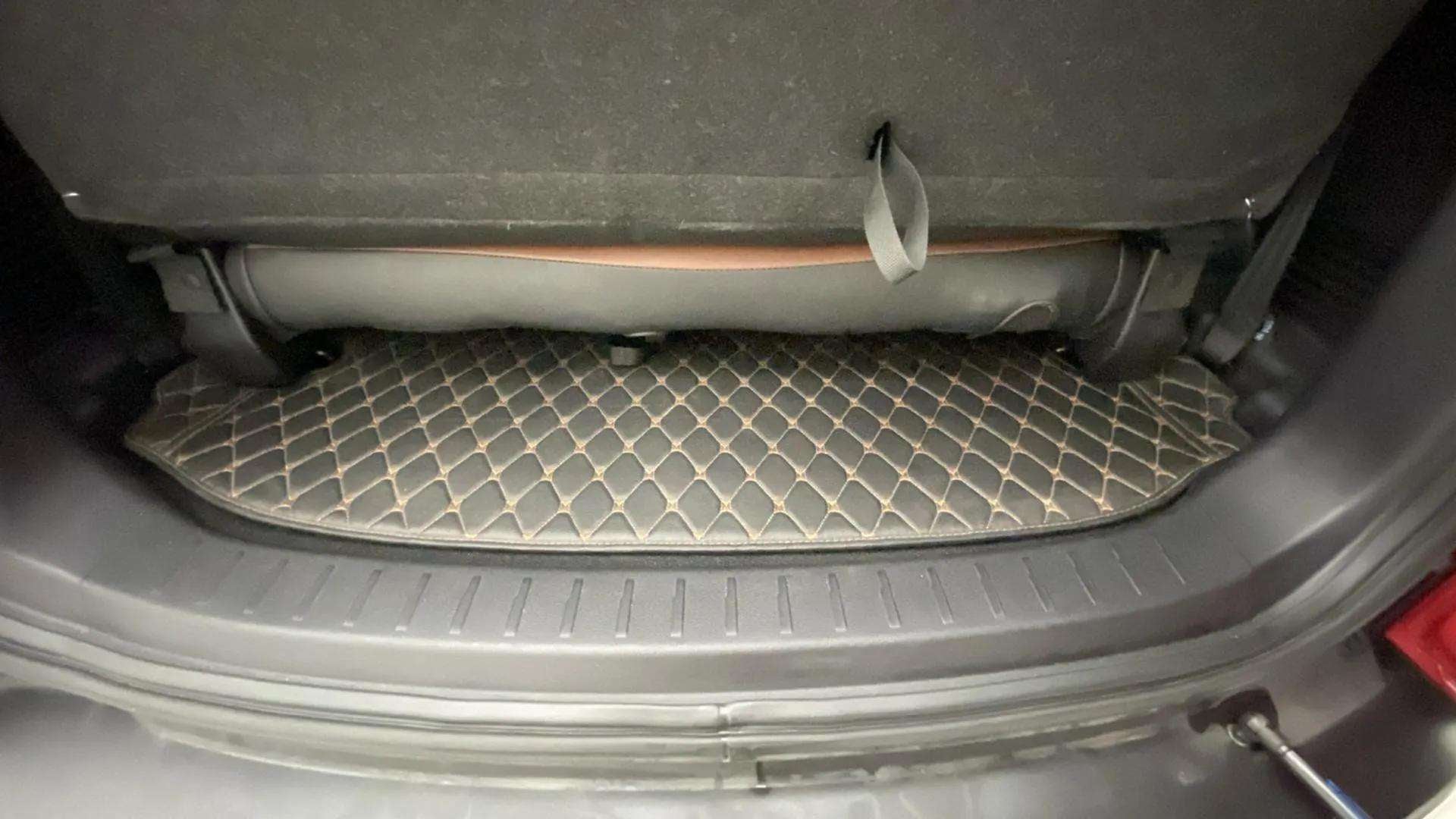 Third row seat back and boot area of a Mahindra Scorpio-N