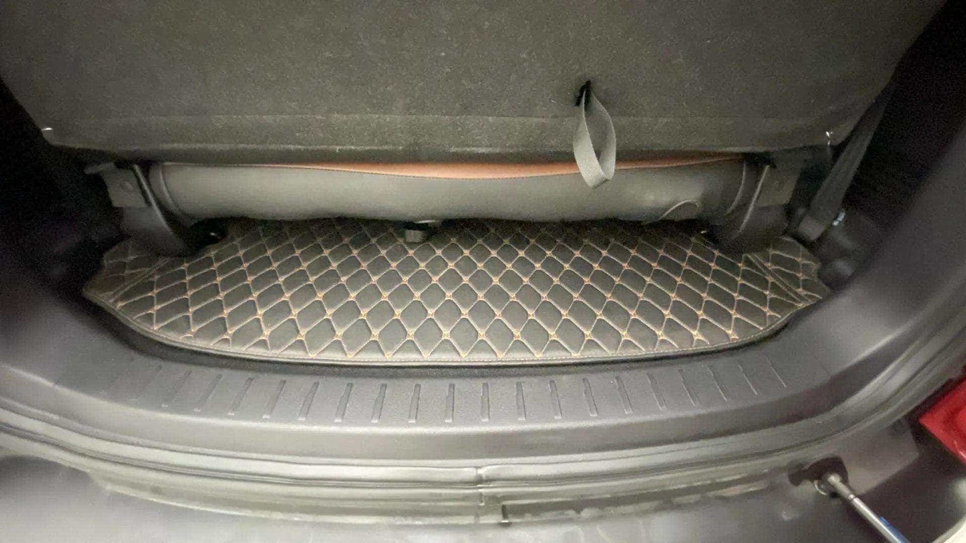 Third row seat back and boot area of a Mahindra Scorpio-N