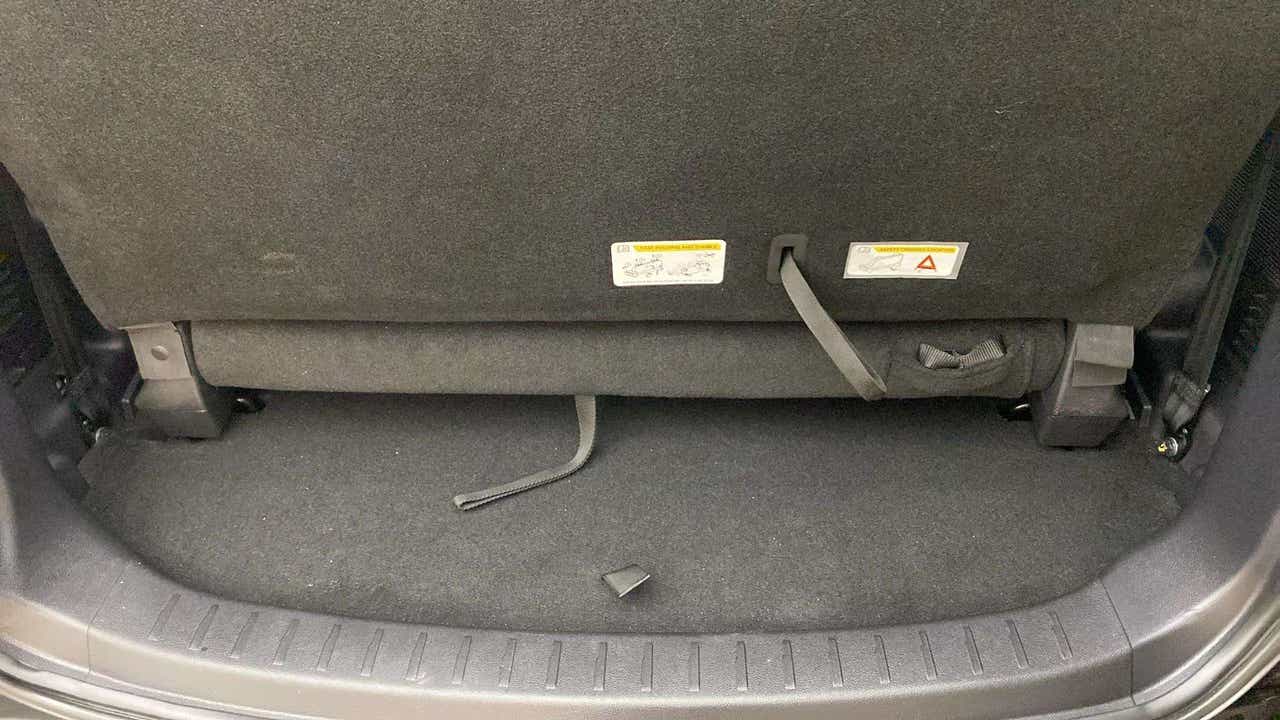 Boot space view of a Mahindra Scorpio-N