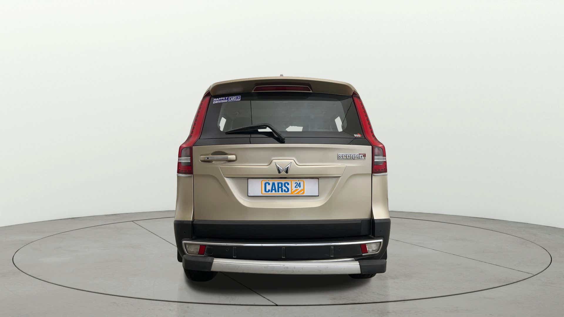 Rear view of a Mahindra Scorpio-N