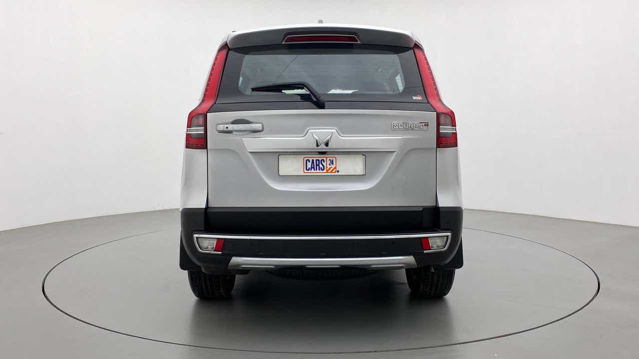 Rear view of a Mahindra Scorpio-N