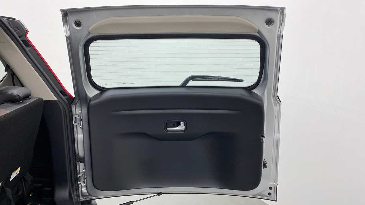 Boot door interior of a Mahindra Scorpio-N