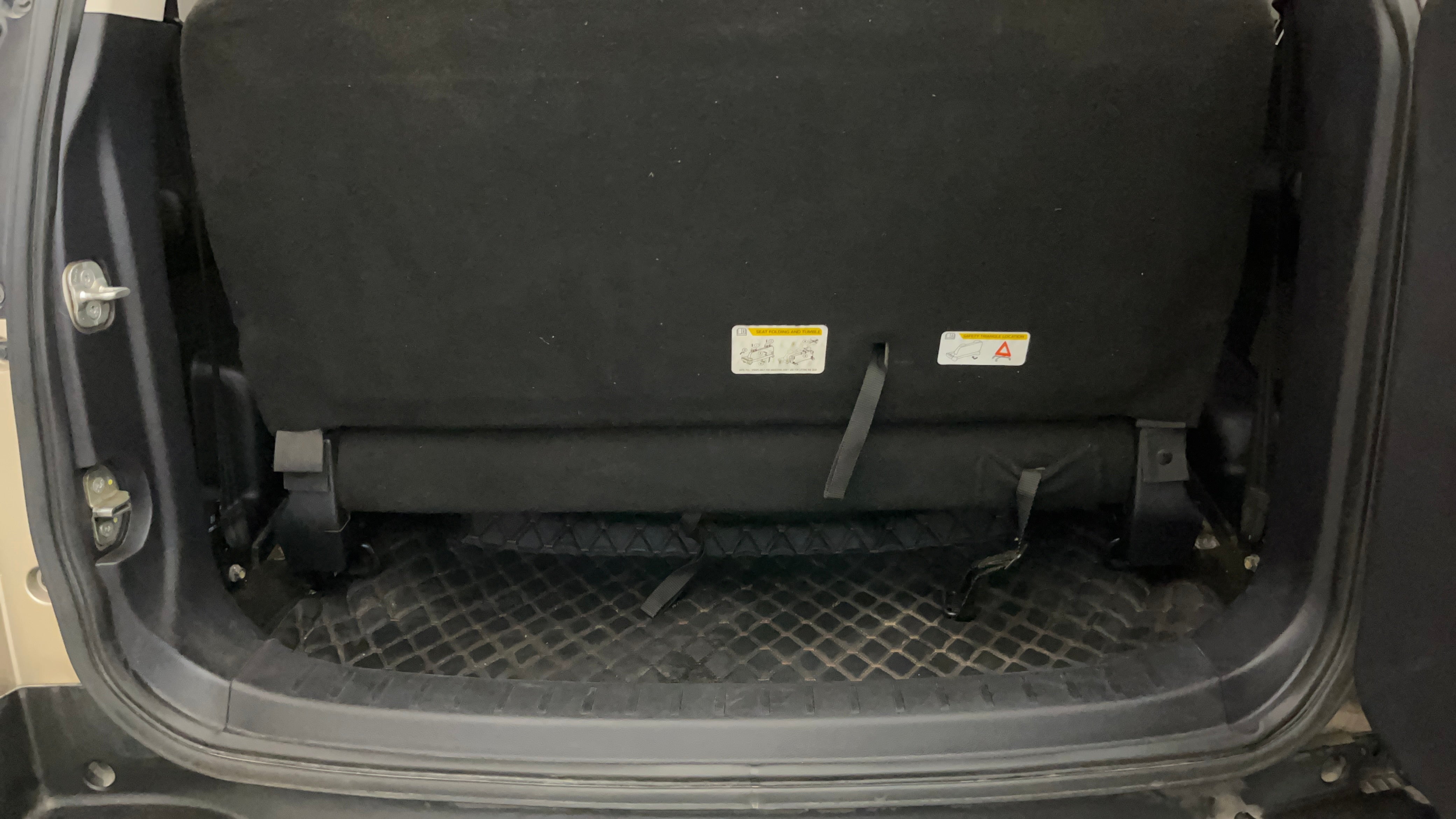 Boot space area of a Mahindra Scorpio-N