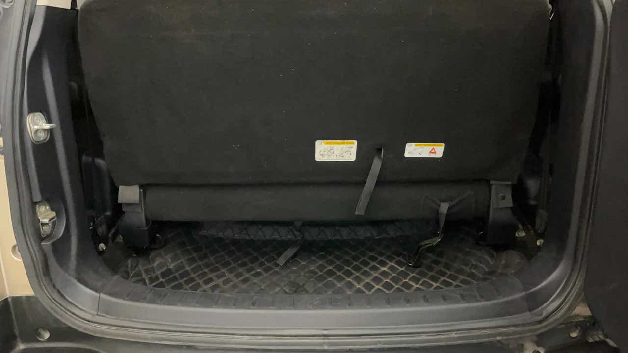 Boot space area of a Mahindra Scorpio-N