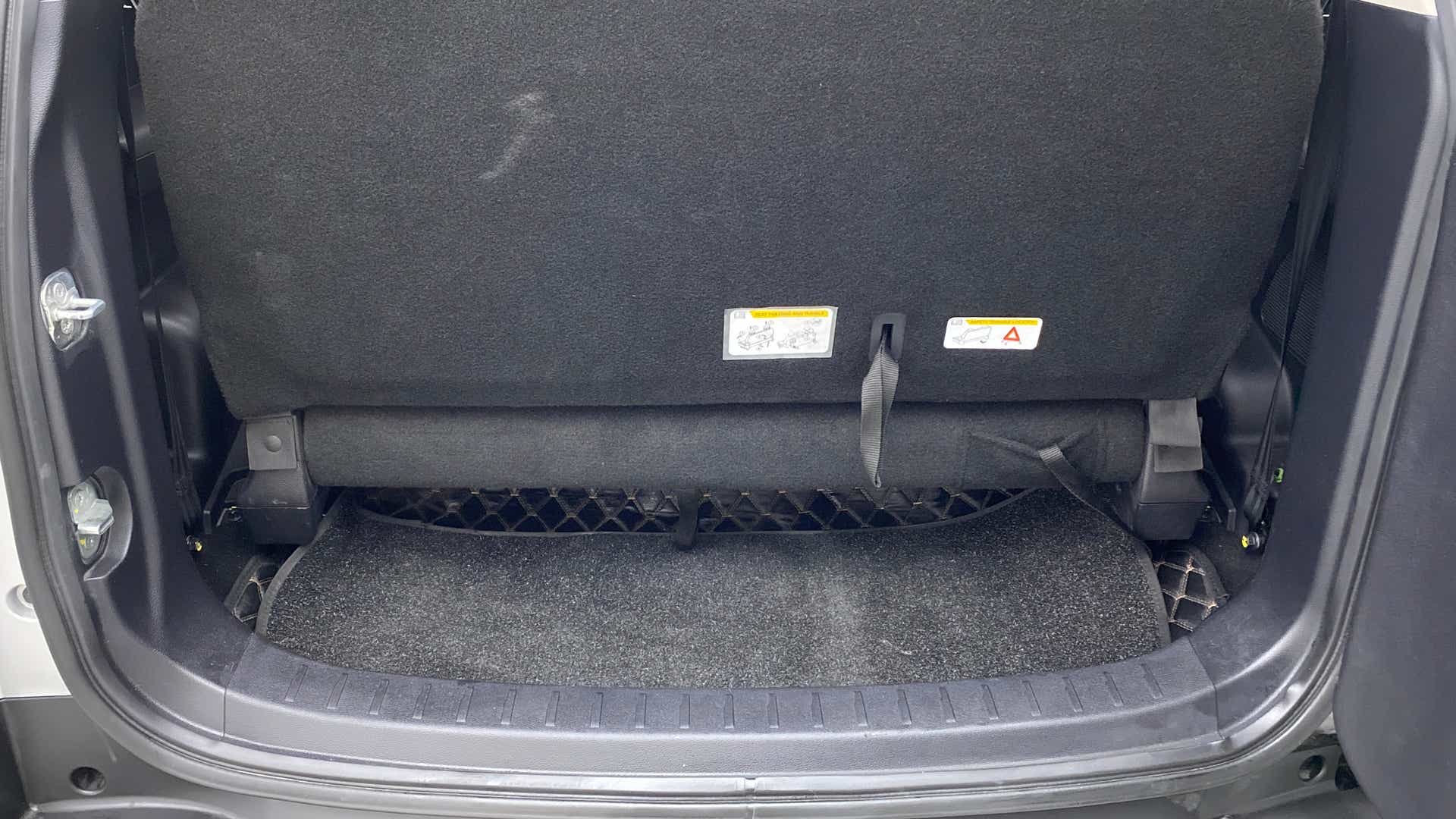 Boot space of a Mahindra Scorpio-N