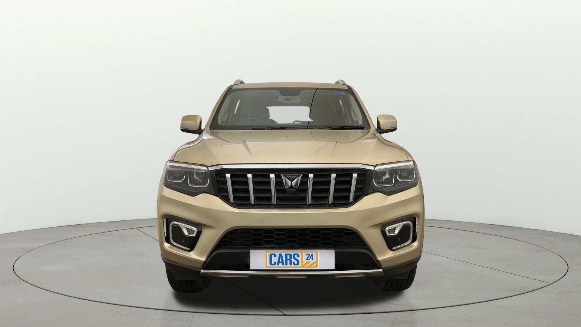 Front view of a Mahindra Scorpio-N
