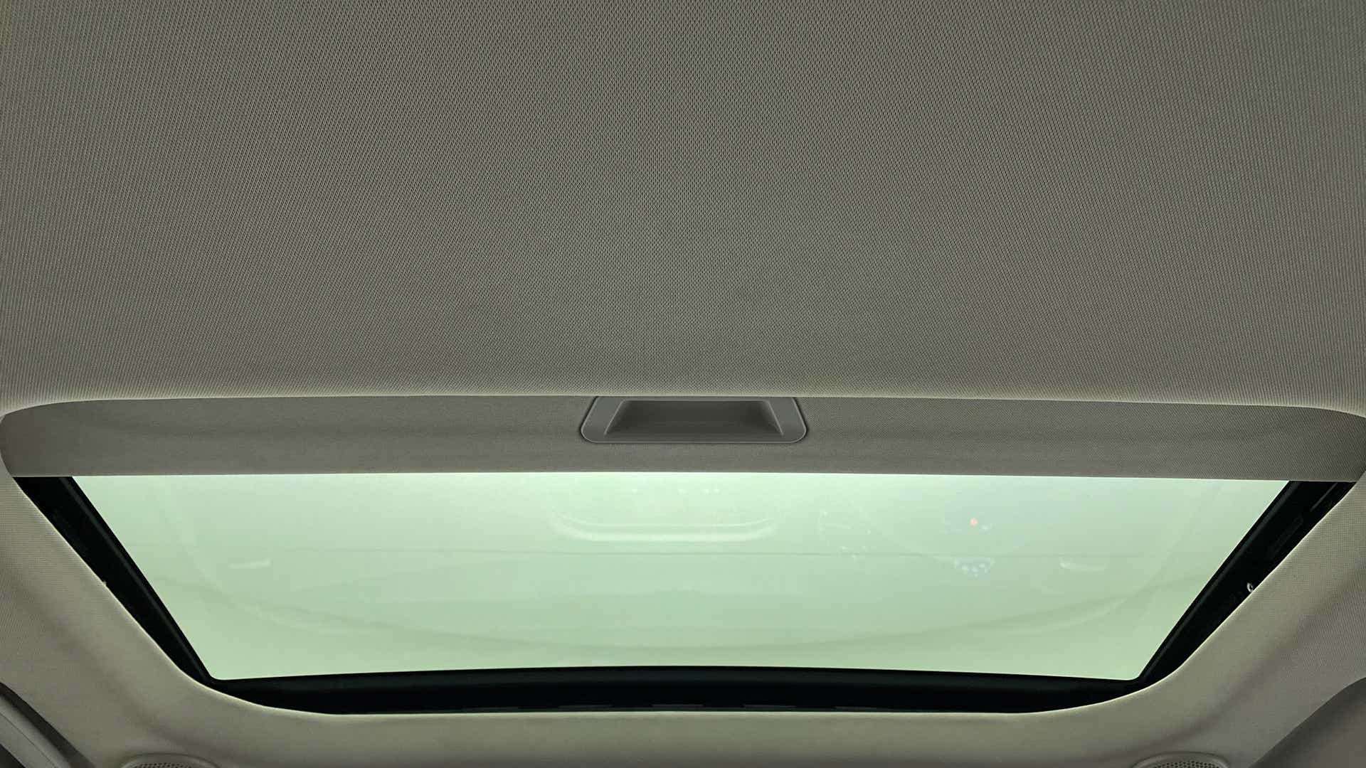 Sunroof interior view of a Mahindra Scorpio-N