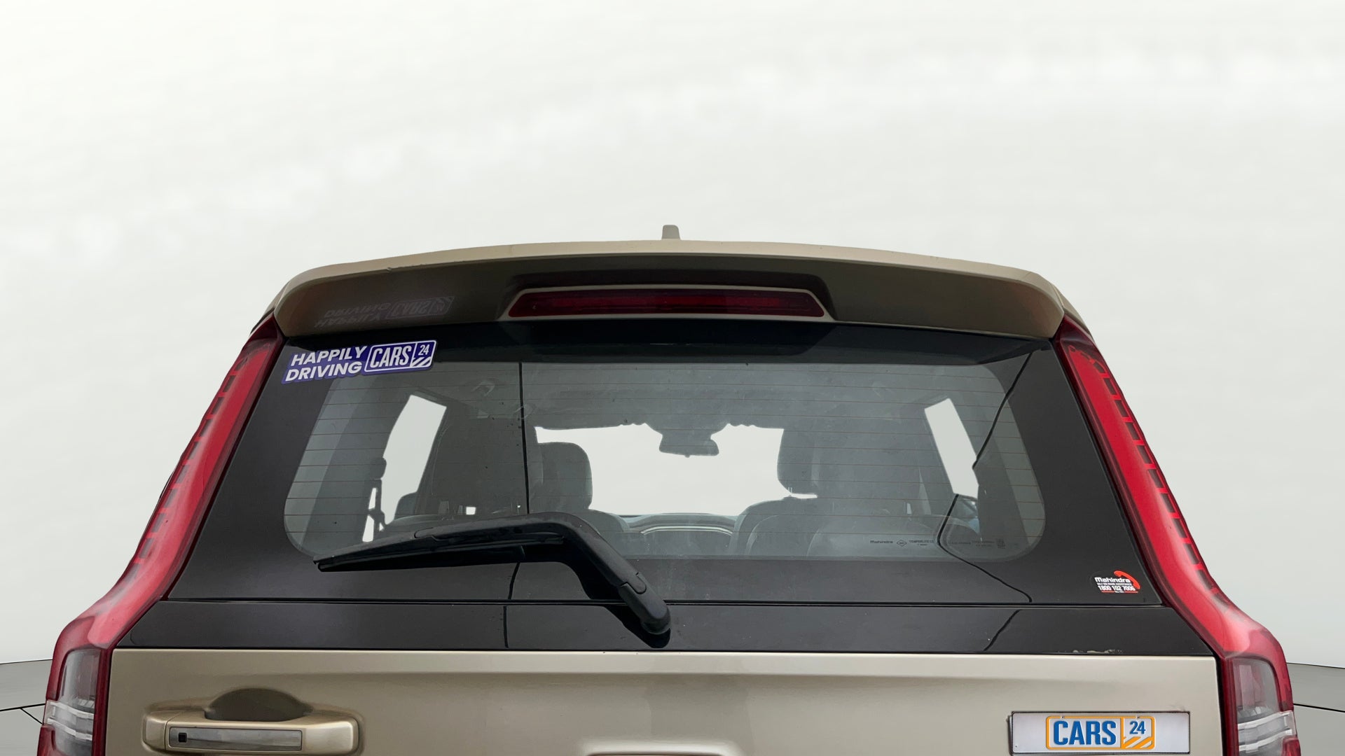 Rear view of a Mahindra Scorpio-N