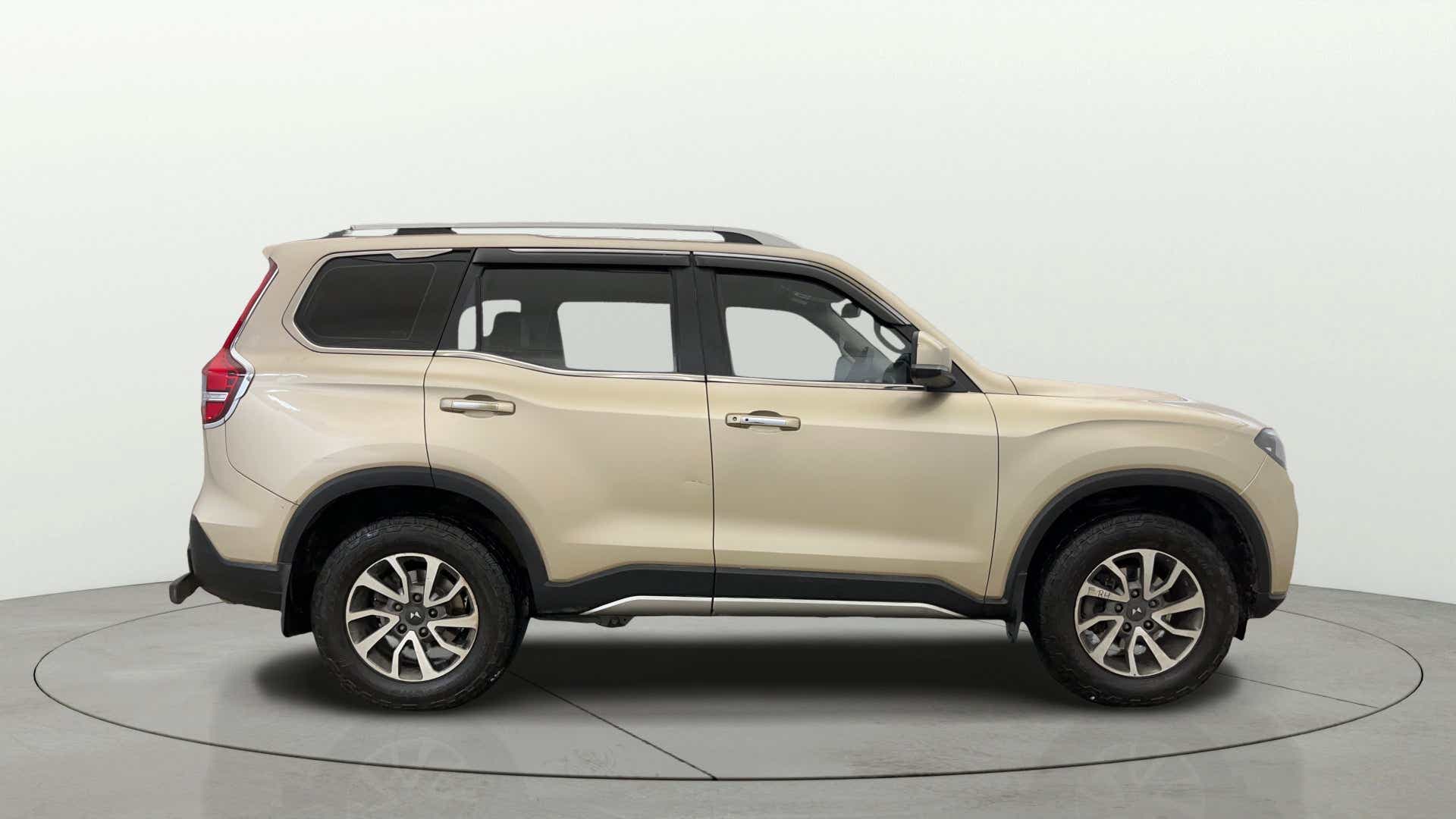 Side view of a Mahindra Scorpio-N