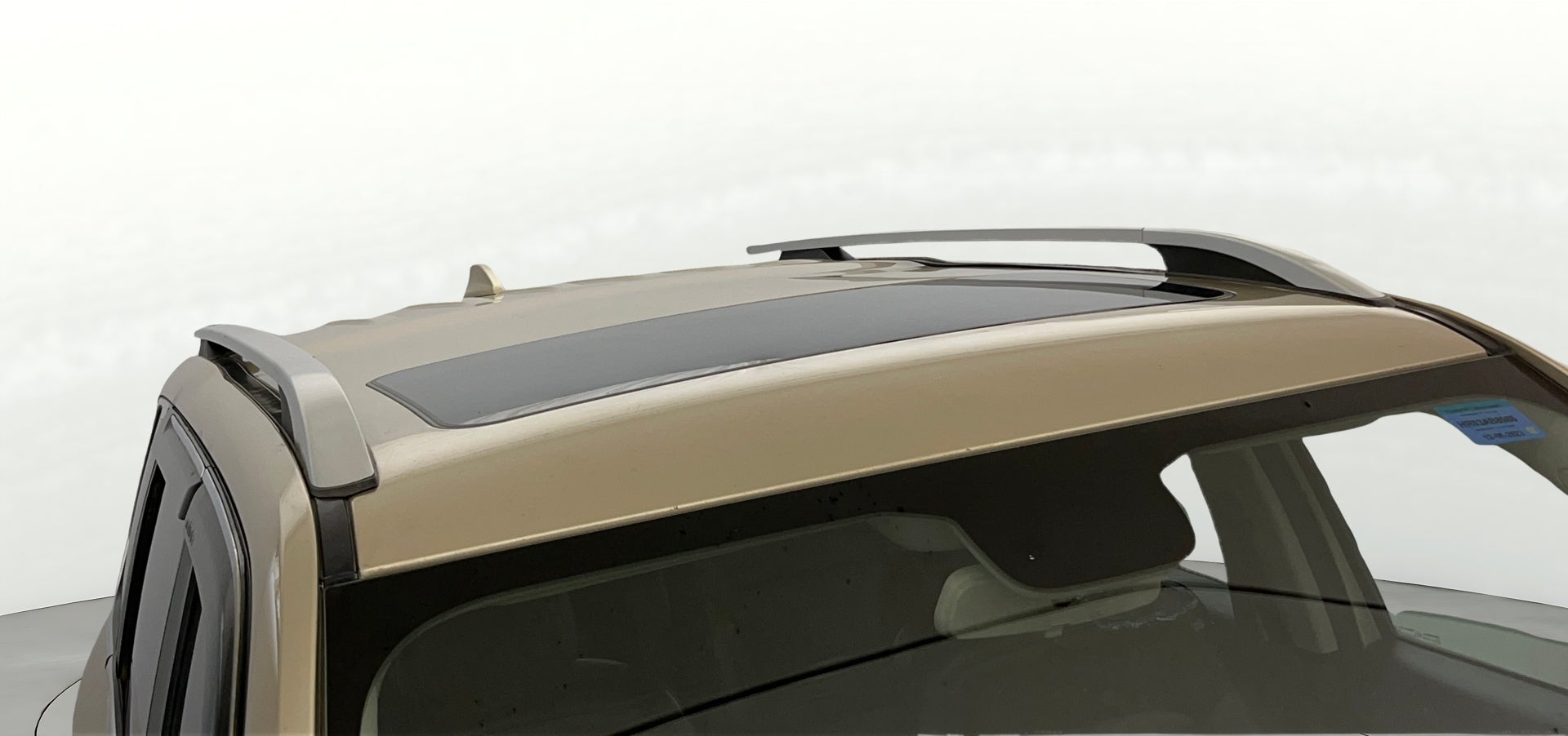 Sunroof and roof rails of a Mahindra Scorpio-N
