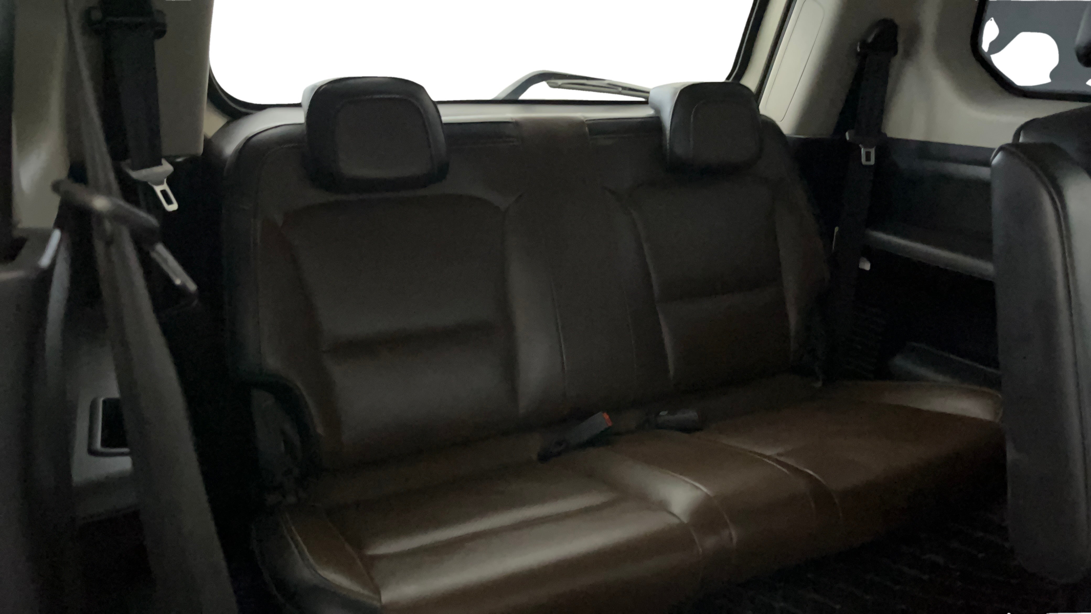 Rear seat view of a Mahindra Scorpio-N
