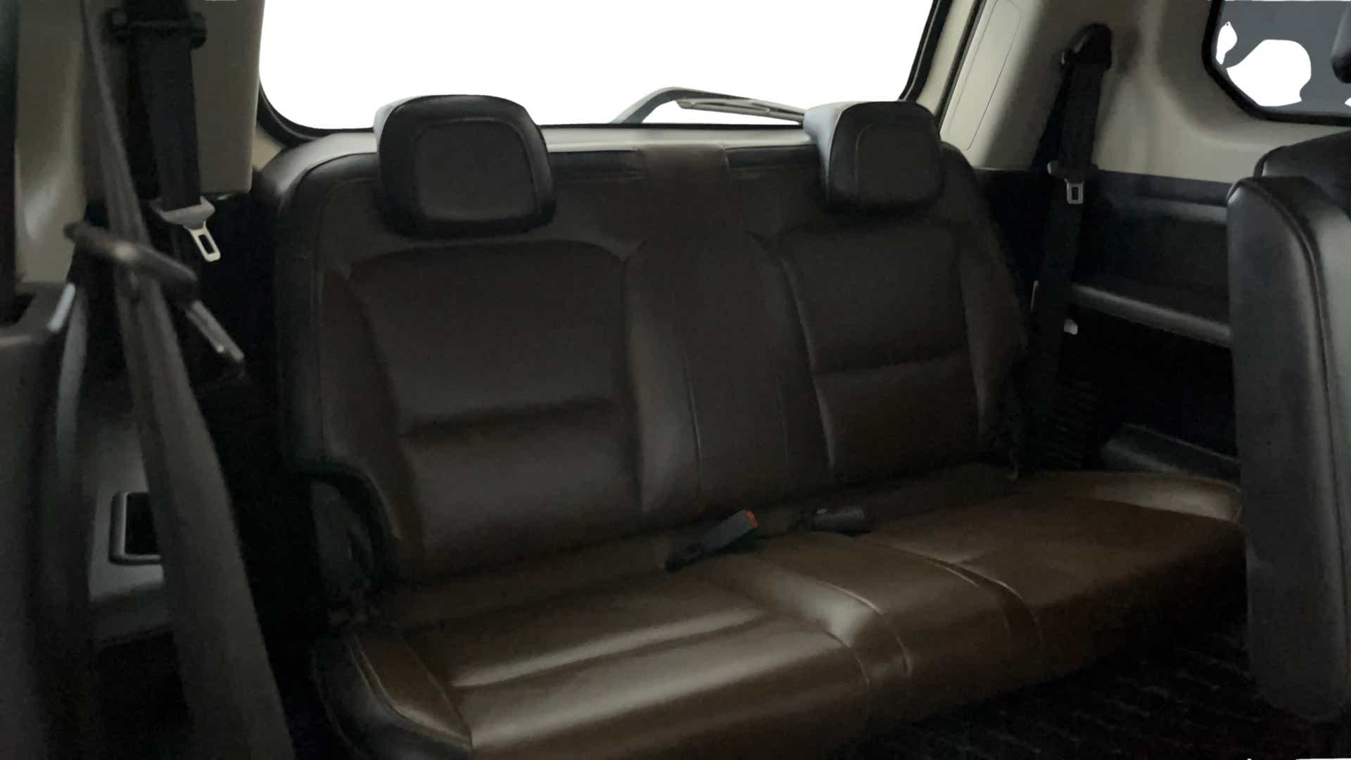Rear seat view of a Mahindra Scorpio-N