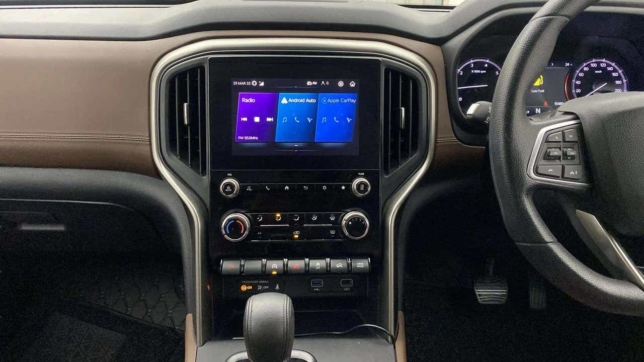 Interior dashboard of a Mahindra Scorpio-N