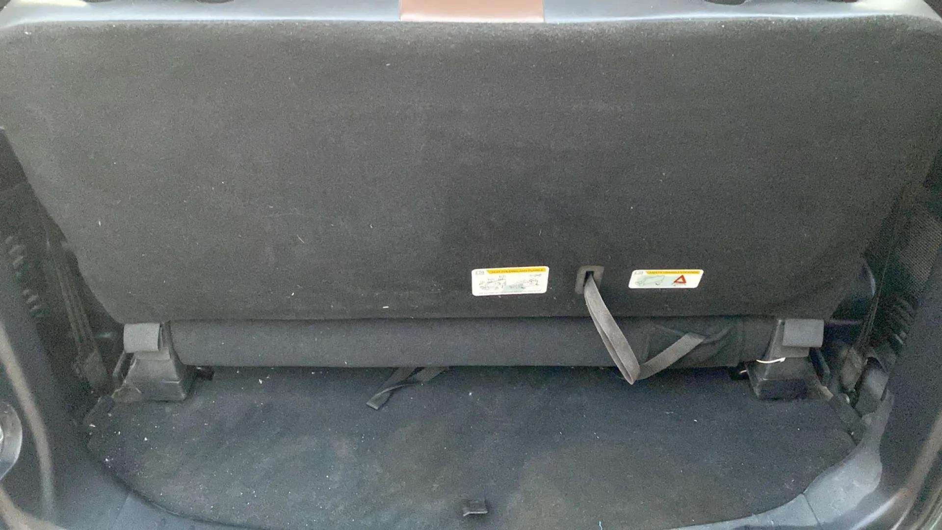 Boot space area of a Mahindra Scorpio-N