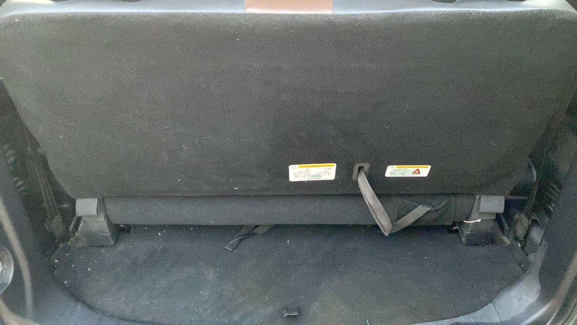Boot space area of a Mahindra Scorpio-N