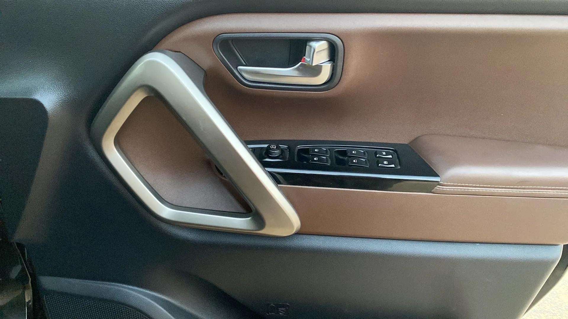 Front door interior panel of a Mahindra Scorpio-N