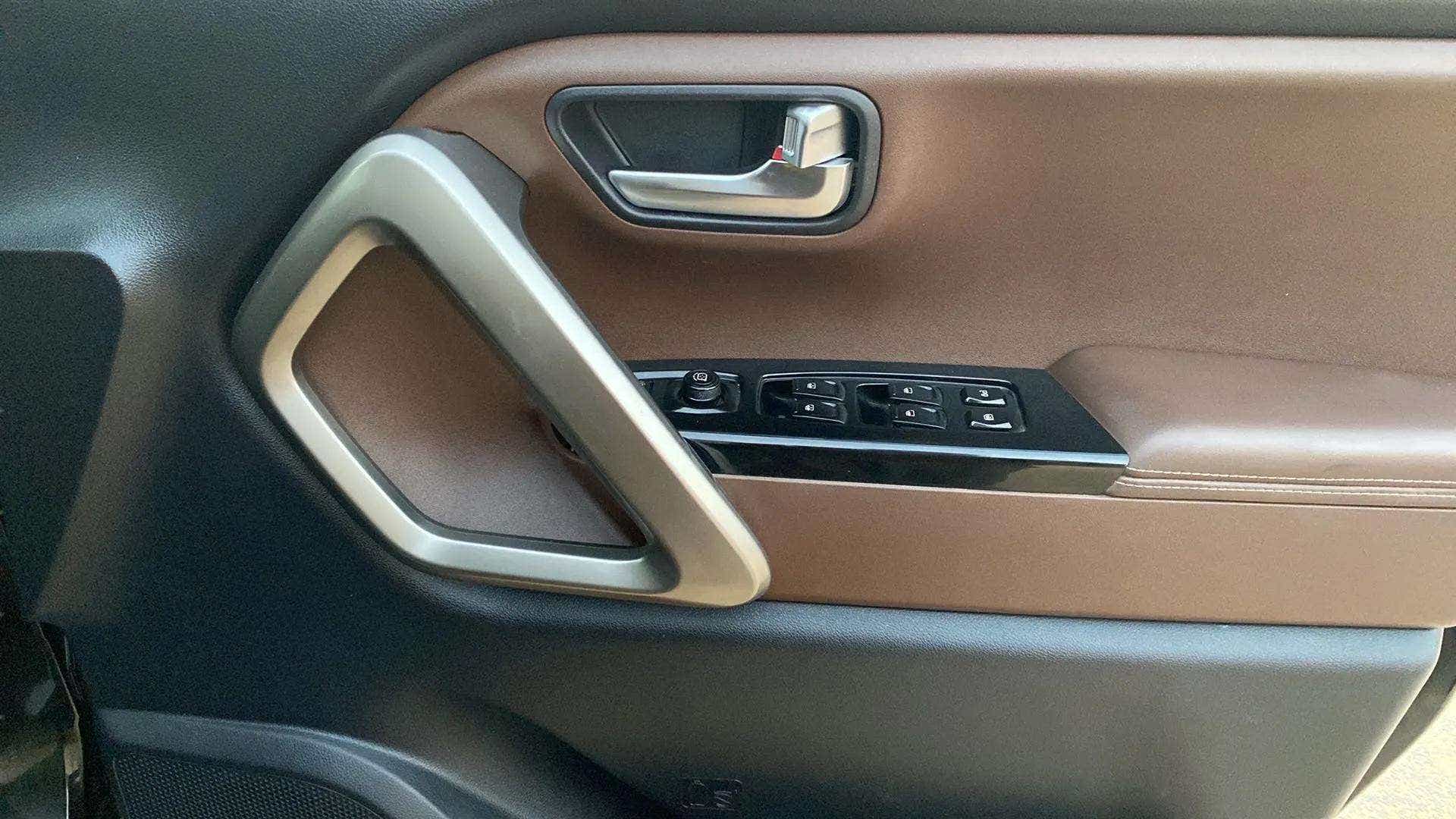 Front door interior panel of a Mahindra Scorpio-N