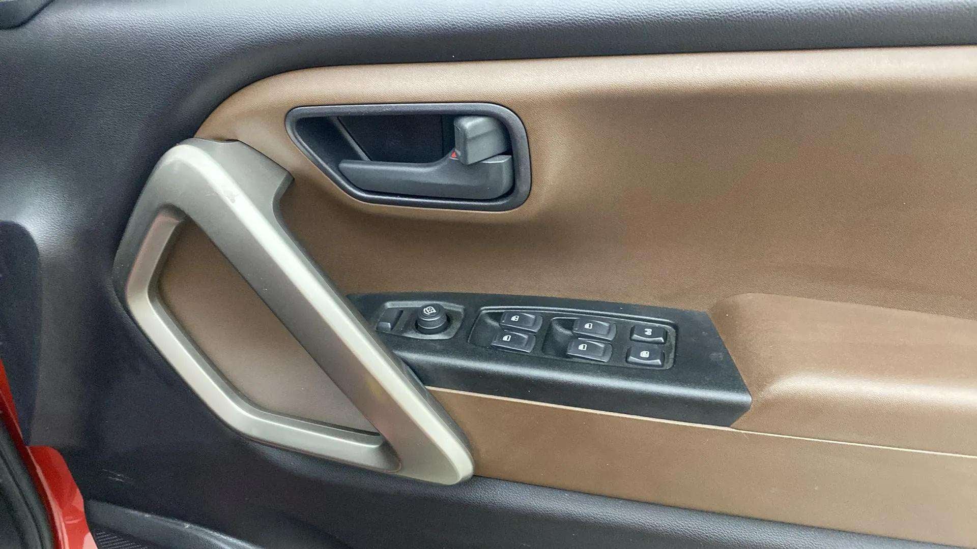 Driver side door controls of a Mahindra Scorpio-N