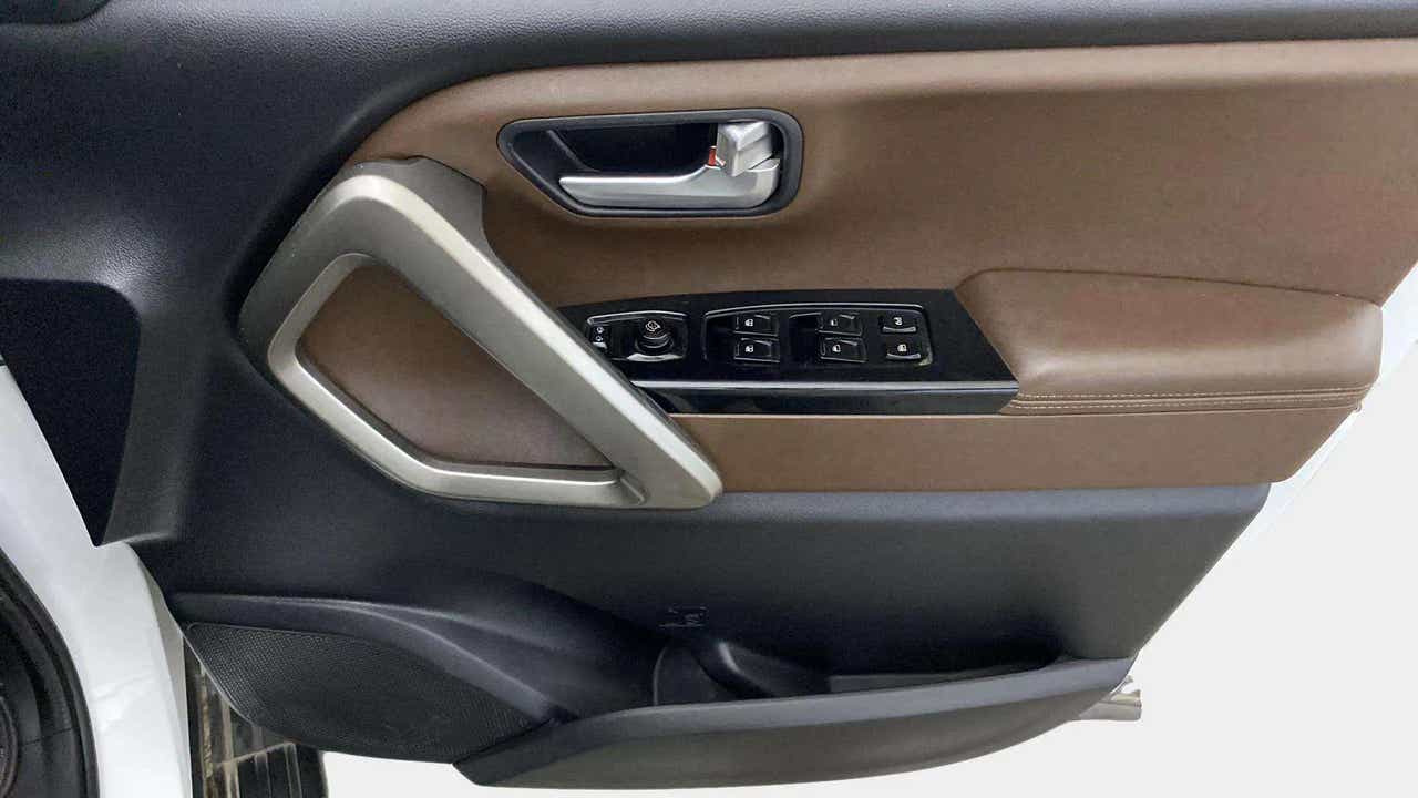 Front door panel interior of a Mahindra Scorpio-N