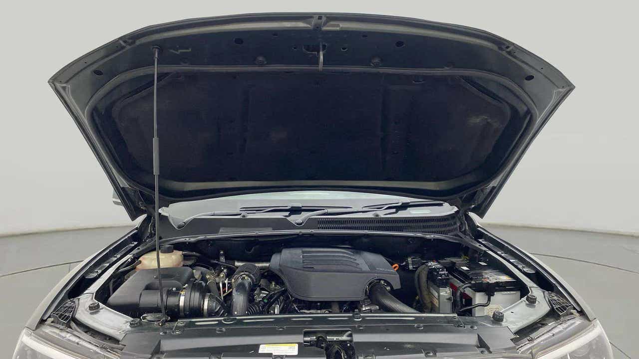 Engine bay of a Mahindra Scorpio-N