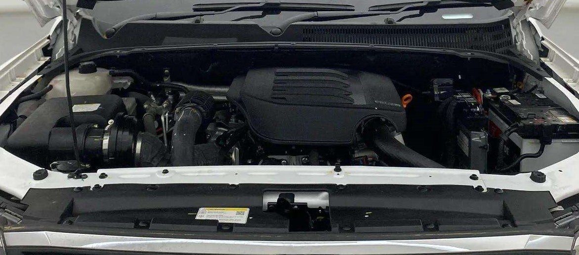 Engine bay of a Mahindra Scorpio-N