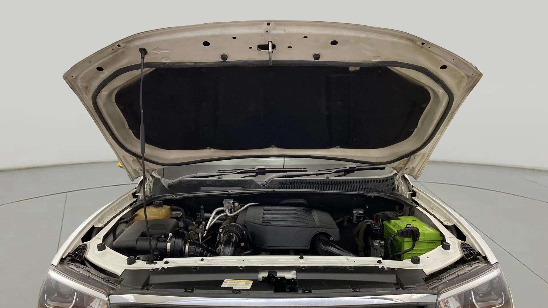 Engine bay of a Mahindra Scorpio-N