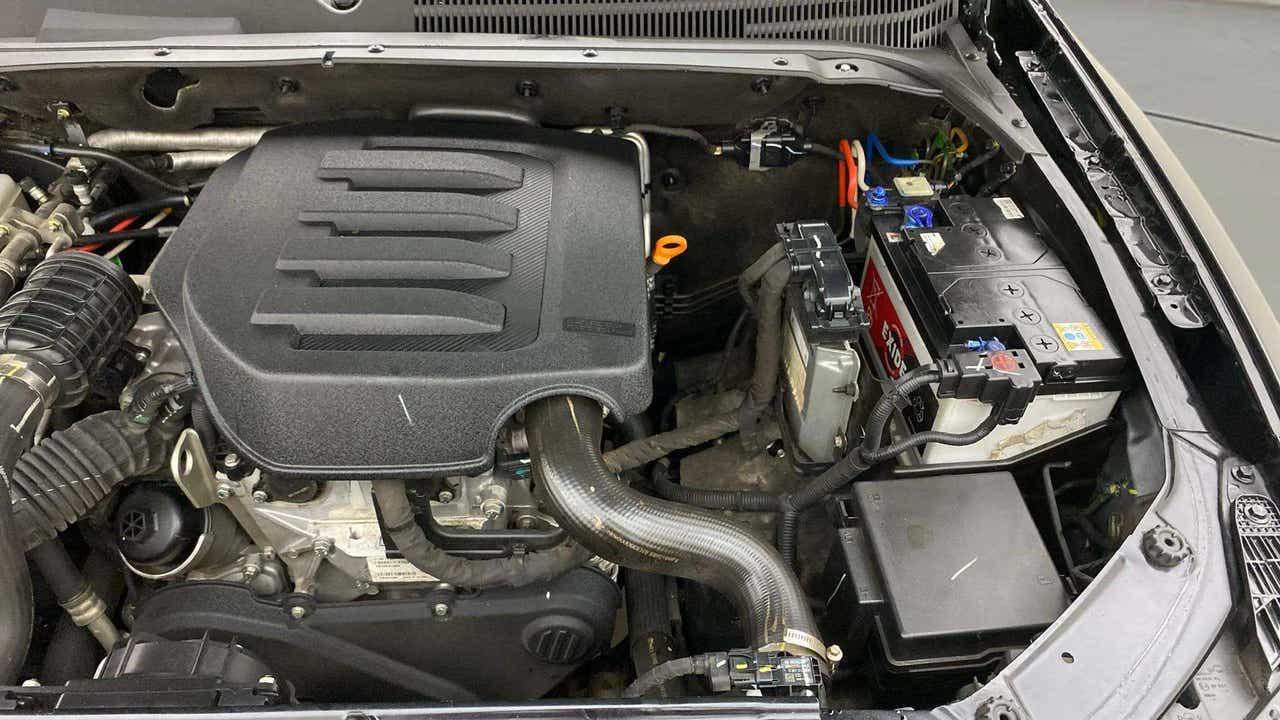 Engine bay of a Mahindra Scorpio-N