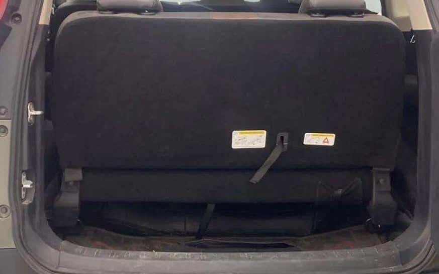 Rear cargo area view of a Mahindra Scorpio-N