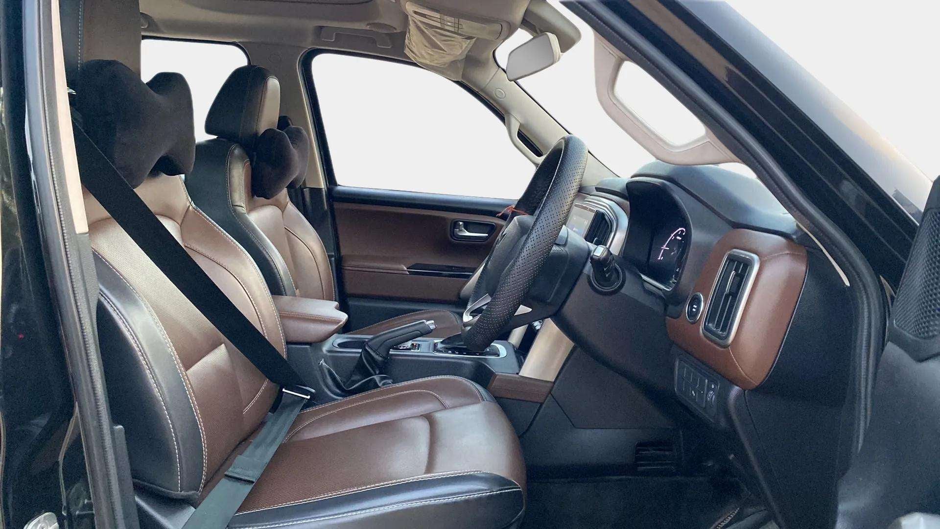 Front interior view of a Mahindra Scorpio-N