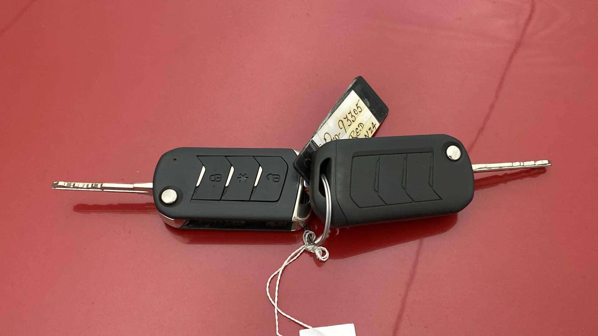 Car key fobs of a Mahindra Scorpio-N