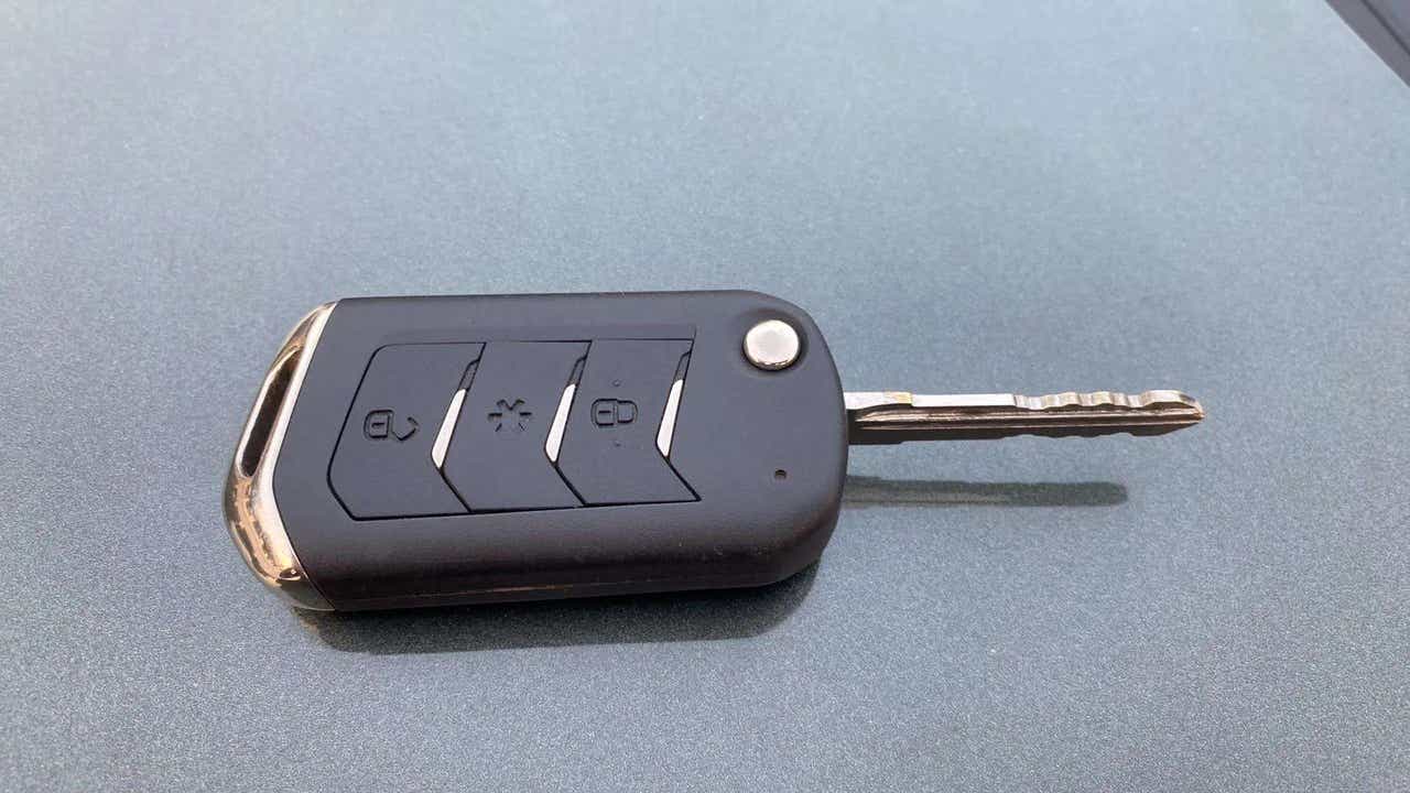 Car key fob of a Mahindra Scorpio-N