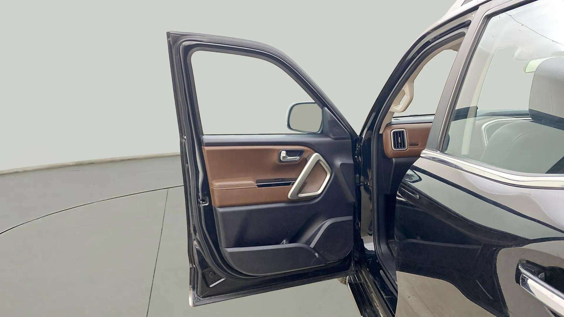 Open front door panel of a Mahindra Scorpio-N