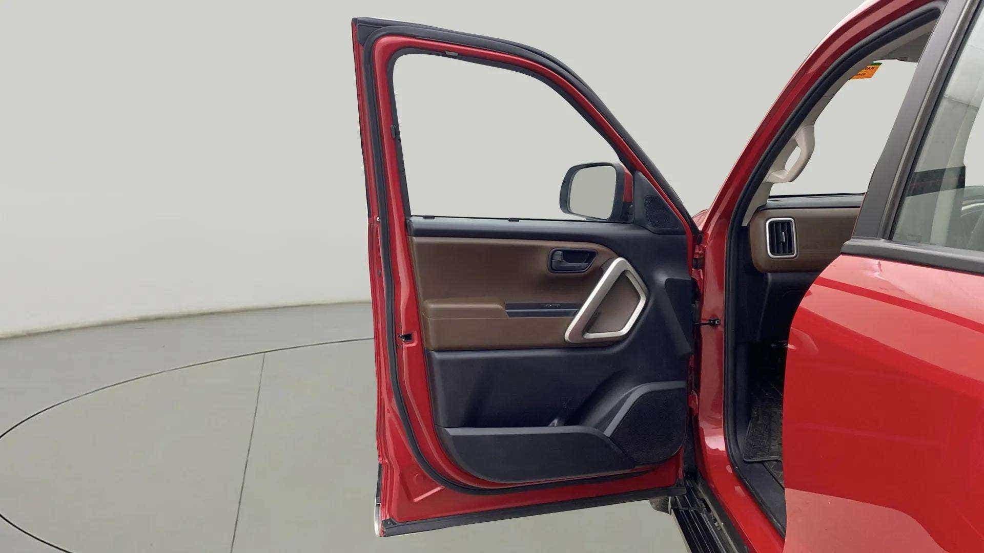 Front driver side door panel of a Mahindra Scorpio-N