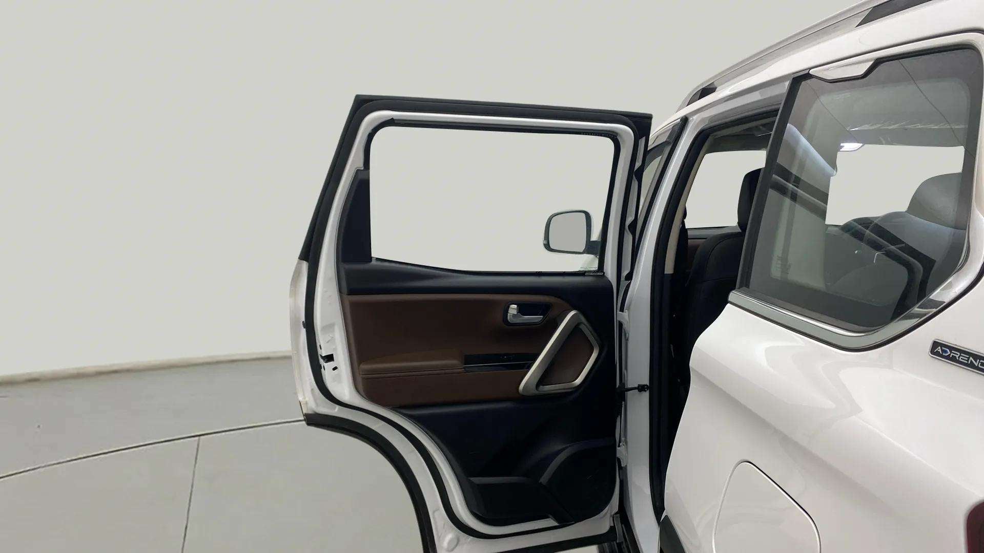 Rear door view of a Mahindra Scorpio-N