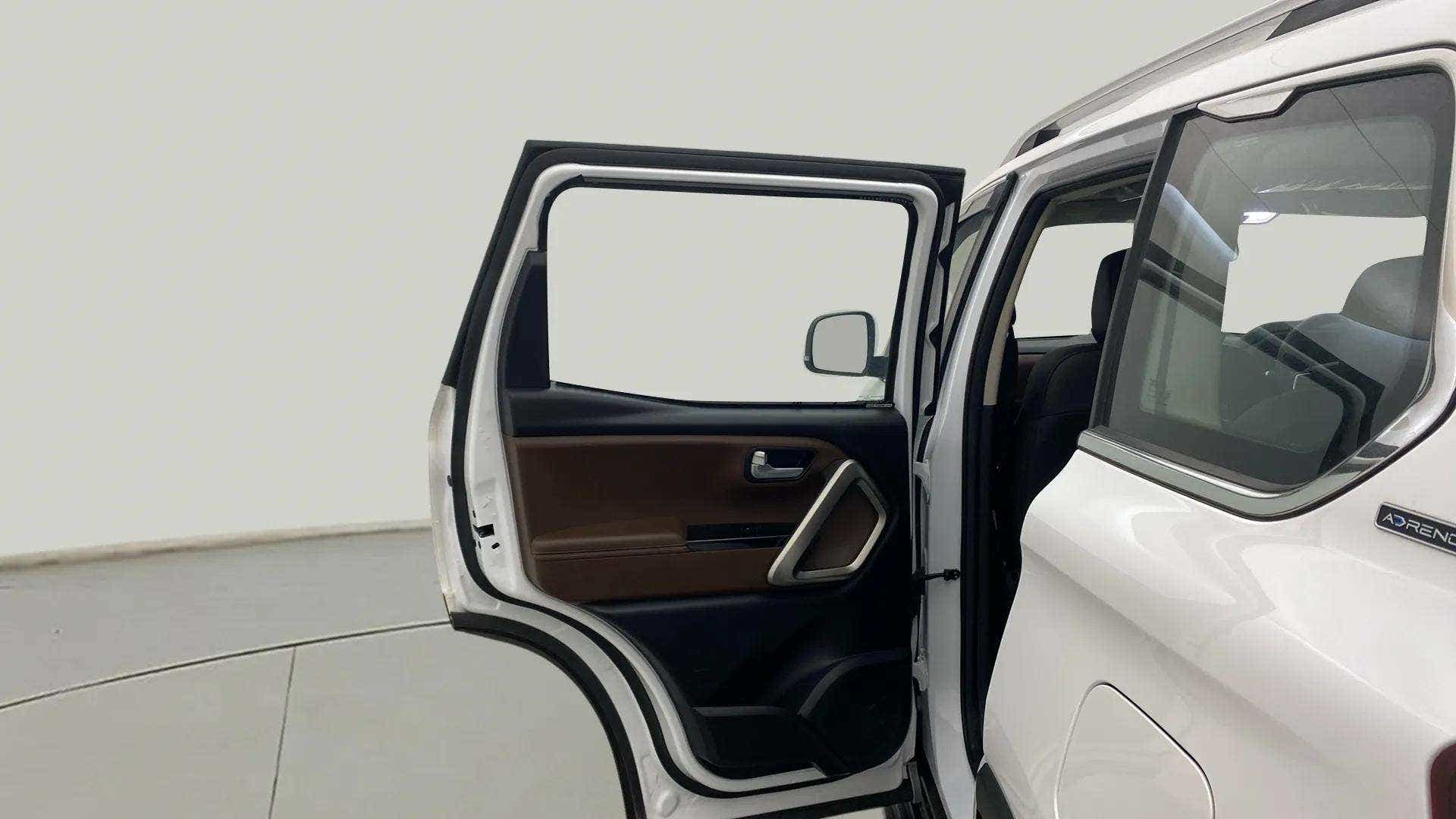 Rear door view of a Mahindra Scorpio-N