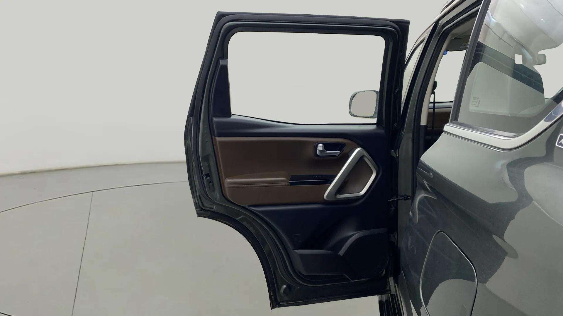 Rear door interior of a Mahindra Scorpio-N