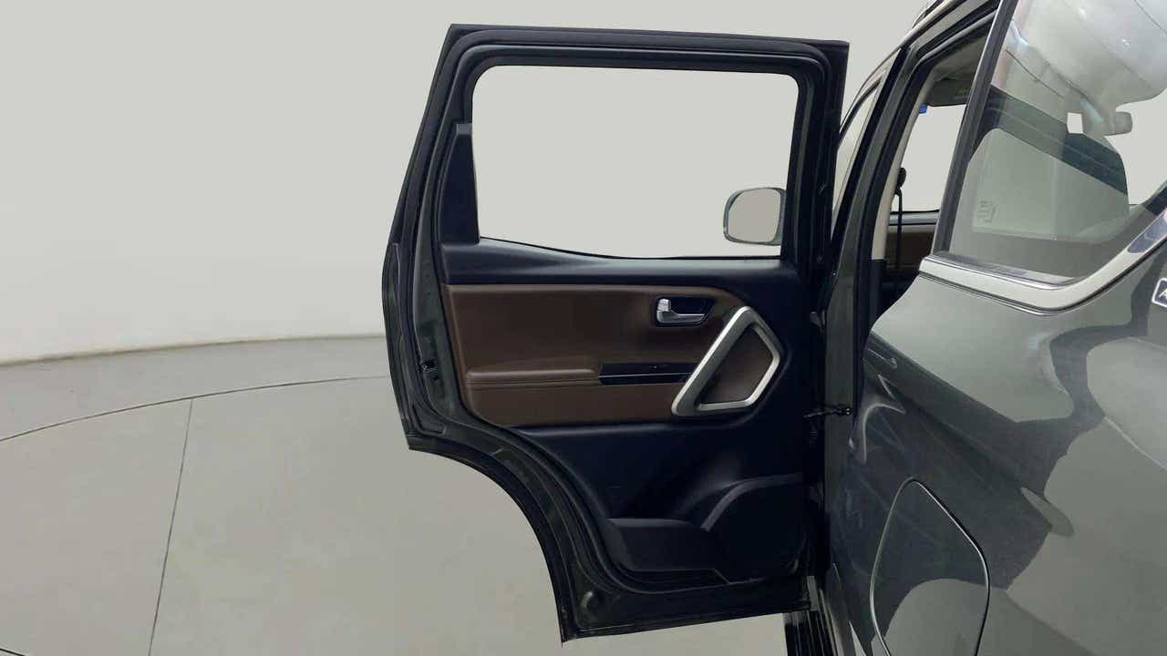 Rear door interior of a Mahindra Scorpio-N